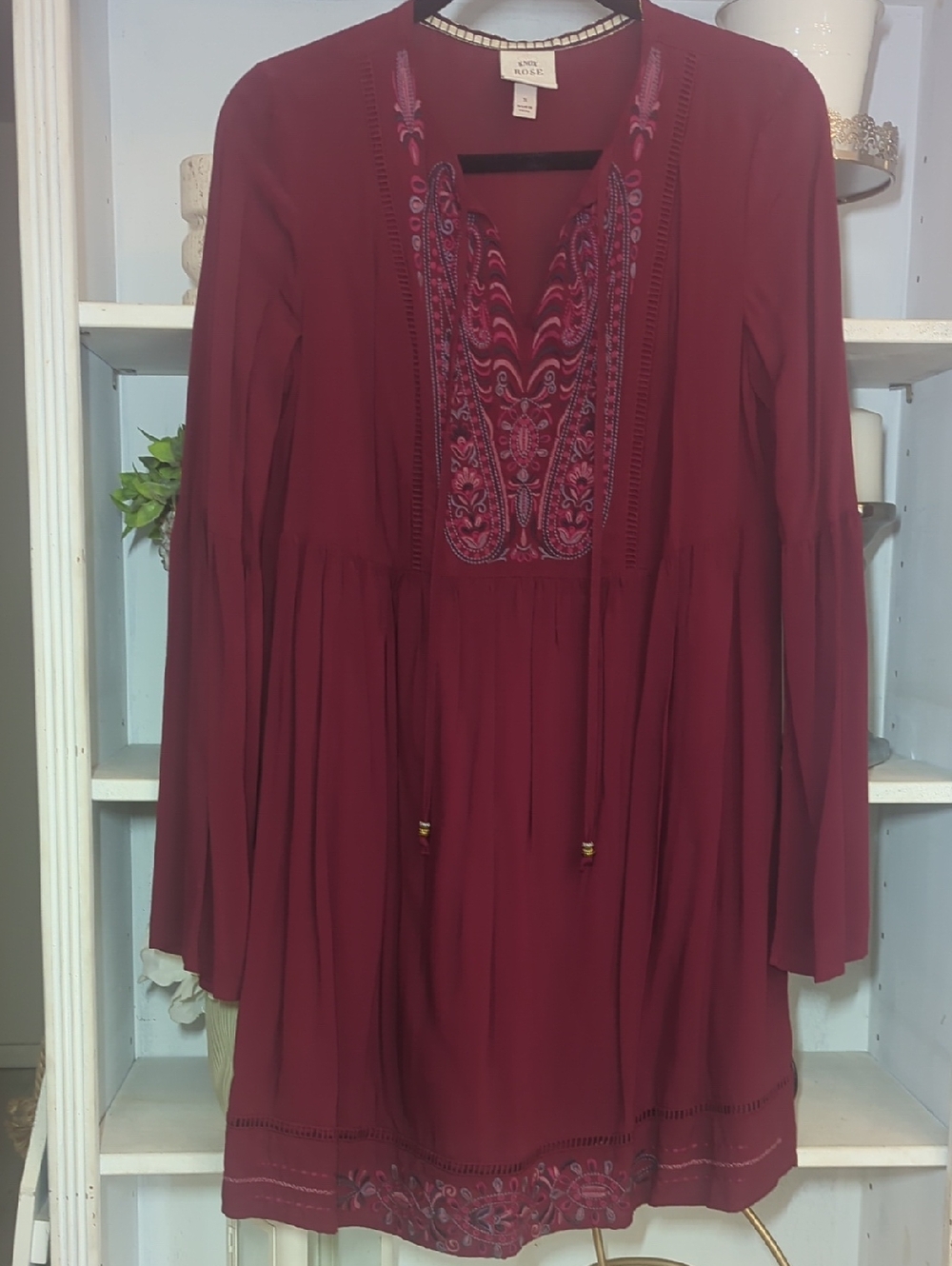 Knox Rose Burgundy Dress
